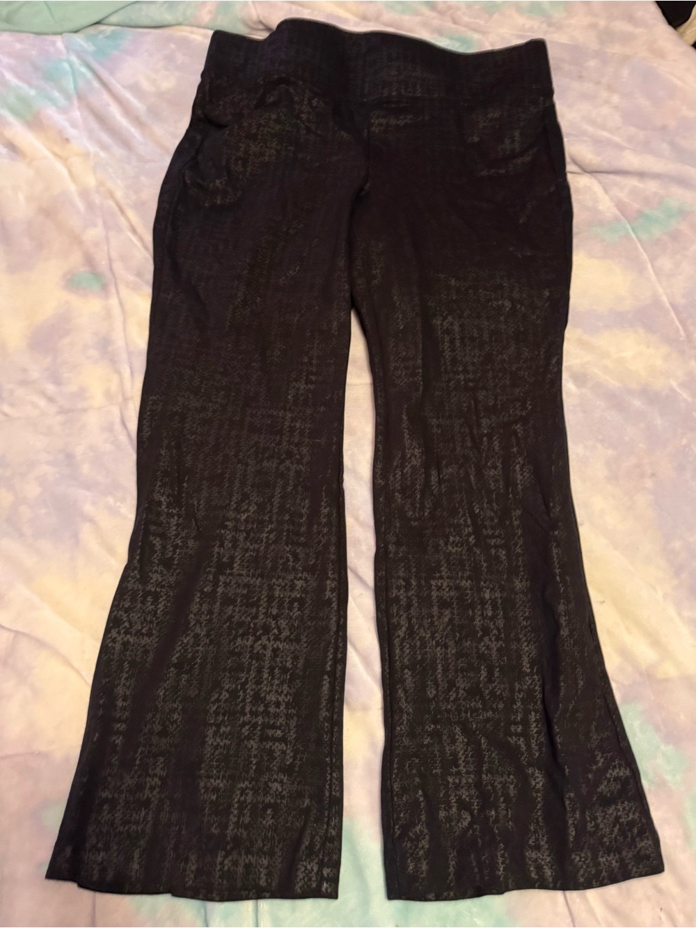torrid Shimmery Black Boot-Cut Ponte Pants 3x Tall